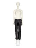 Dolce and Gabbana, leather Aaliyah pants, SS 2000
