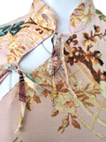 Roberto Cavalli pheasant print top, SS 2003