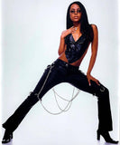 Dolce and Gabbana, leather Aaliyah pants, SS 2000