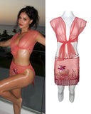 Upcycled Roberto Cavalli two piece set, SS 2000