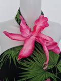 Celine hibiscus runway dress, SS 2004