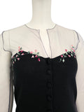 Blumarine tulle cardigan, 1999