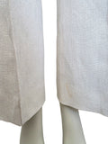 Valentino white linen ensemble, 2000s