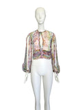 Valentino floral blouse, 2000s