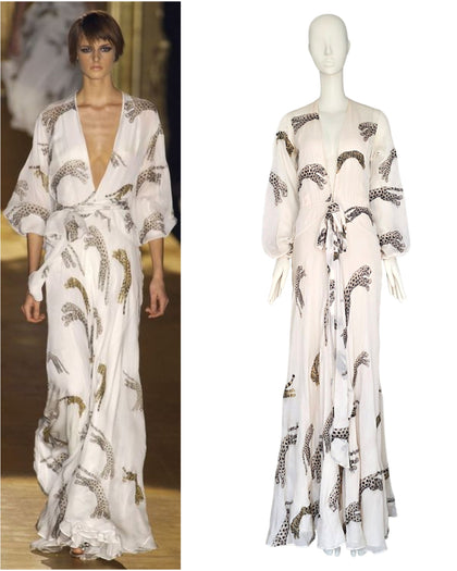 Roberto Cavalli runway gown, FW 2002