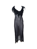Alberta Ferreti sheer runway dress, FW 2002