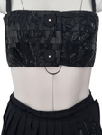 Prada embellished skirt set, SS 2001