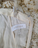 Gold escada embellished gown, c 2000
