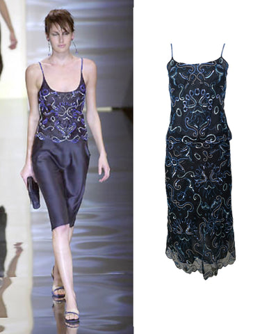 Emporio Armani embellished set, SS 2001