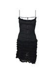 Prada patent leather cut out dress, 1999