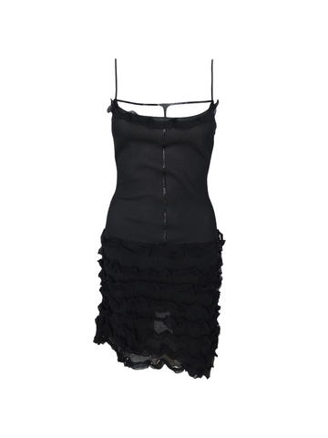 Prada patent leather cut out dress, 1999