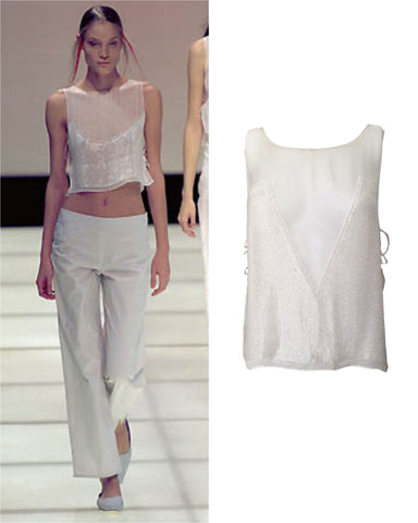 Emporio Armani beaded top, SS 2000