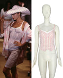 Chantal Thomass pink gingham ensemble, SS 1988
