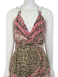 Just Cavalli reptile print dress. 2000s