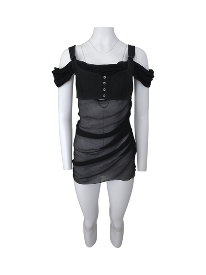 Alexander McQueen bustier top, SS 2005