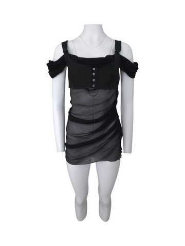 Alexander McQueen bustier top, SS 2005
