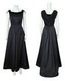 Valentino black gown, 90s