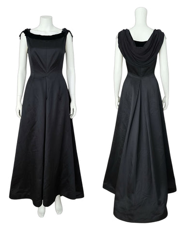 Valentino black gown, 90s