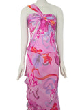 Ungaro floral cutout runway dress, SS 2004
