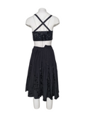 Prada embellished skirt set, SS 2001