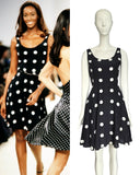 Ralph Lauren polka dot dress, SS 1995
