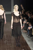 Alberta Ferreti sheer runway dress, FW 2002
