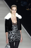 Celine zebra sequin runway dress, FW 2003