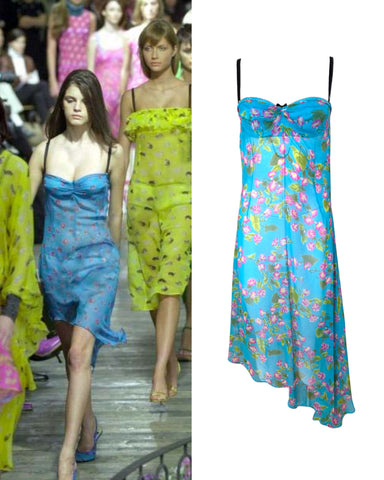 D&G sheer floral dress, FW 2000