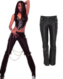 Dolce and Gabbana, leather Aaliyah pants, SS 2000