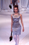 D&G silver runway dress, FW 1996
