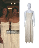 Escada diamante strap couture gown, 1997