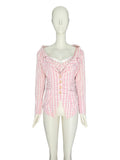 Chantal Thomass pink gingham ensemble, SS 1988