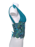 Ema Savahl floral applique corset