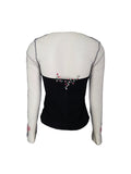 Blumarine tulle cardigan, 1999