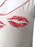 Blumarine Blugirl lips dress