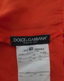 Dolce Gabbana orange sequin dress, c 2004