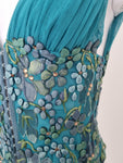 Ema Savahl floral applique corset