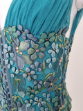 Ema Savahl floral applique corset