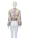 Valentino floral blouse, 2000s