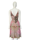 Just Cavalli reptile print dress. 2000s