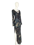 Dior camouflage maxi dress, SS 2001