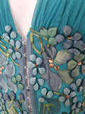Ema Savahl floral applique corset