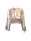 Valentino floral blouse, 2000s