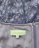 Escada embellished lilac gown, SS 2001