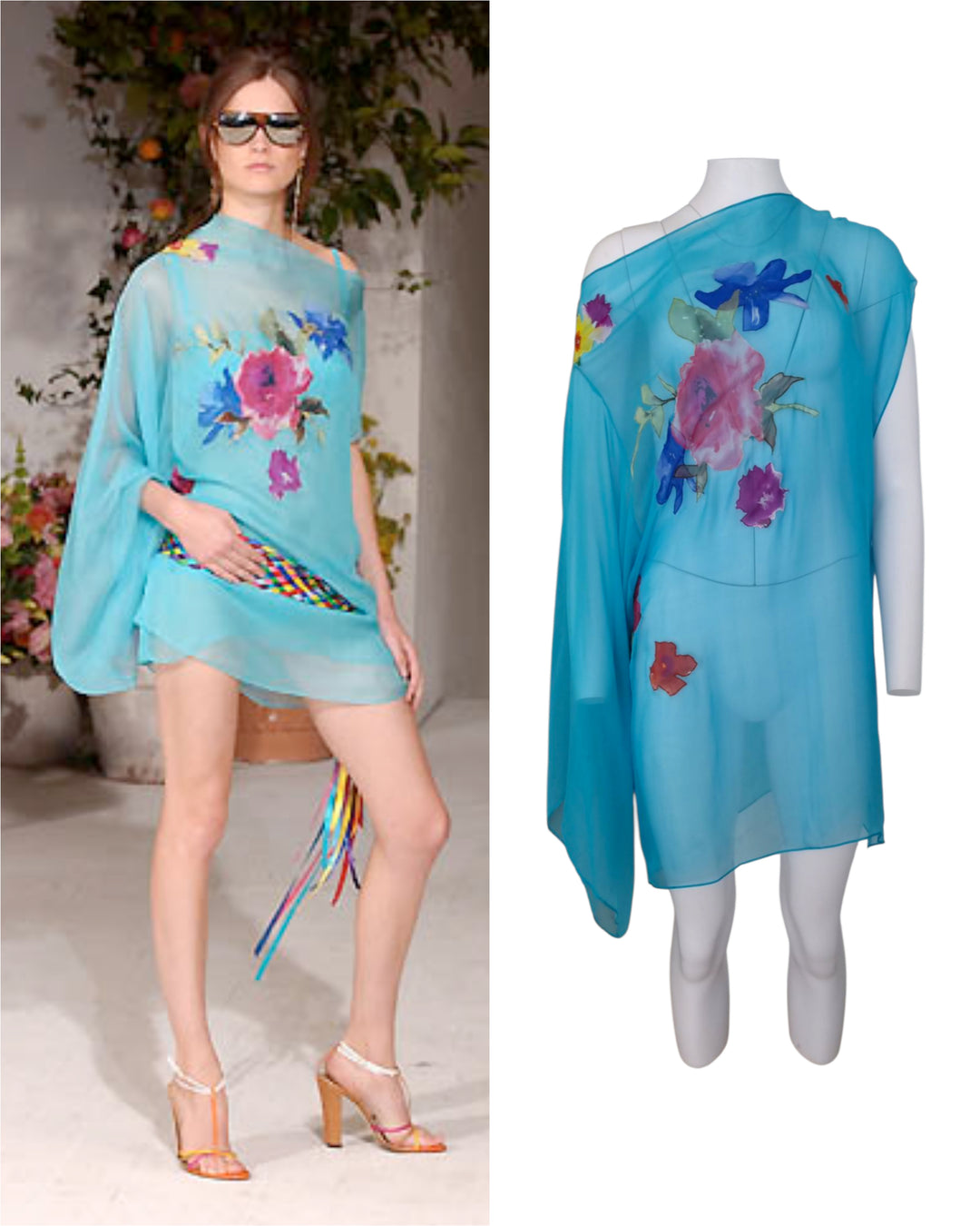 DOLCE &GABBANA レイヤードロンT archive DOLCE & GABBANA 2006 Renaissance Cotton Sleeveless Blouse (S