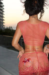 Upcycled Roberto Cavalli two piece set, SS 2000