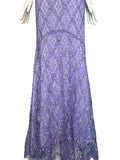 Escada embellished lilac gown, SS 2001