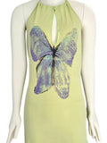 Ungaro butterfly dress, 2000s