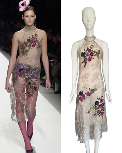 Blumarine runway dress, FW 2000