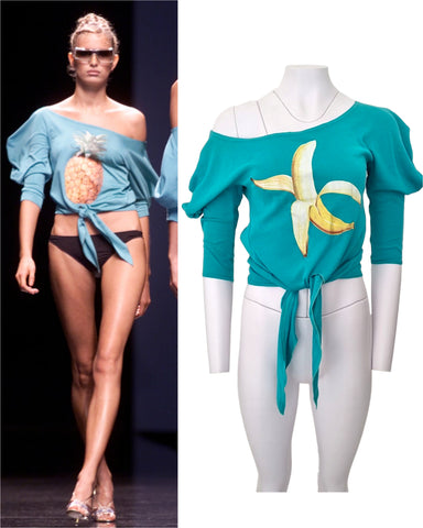 Chloé by Stella McCartney banana print top, SS 2001